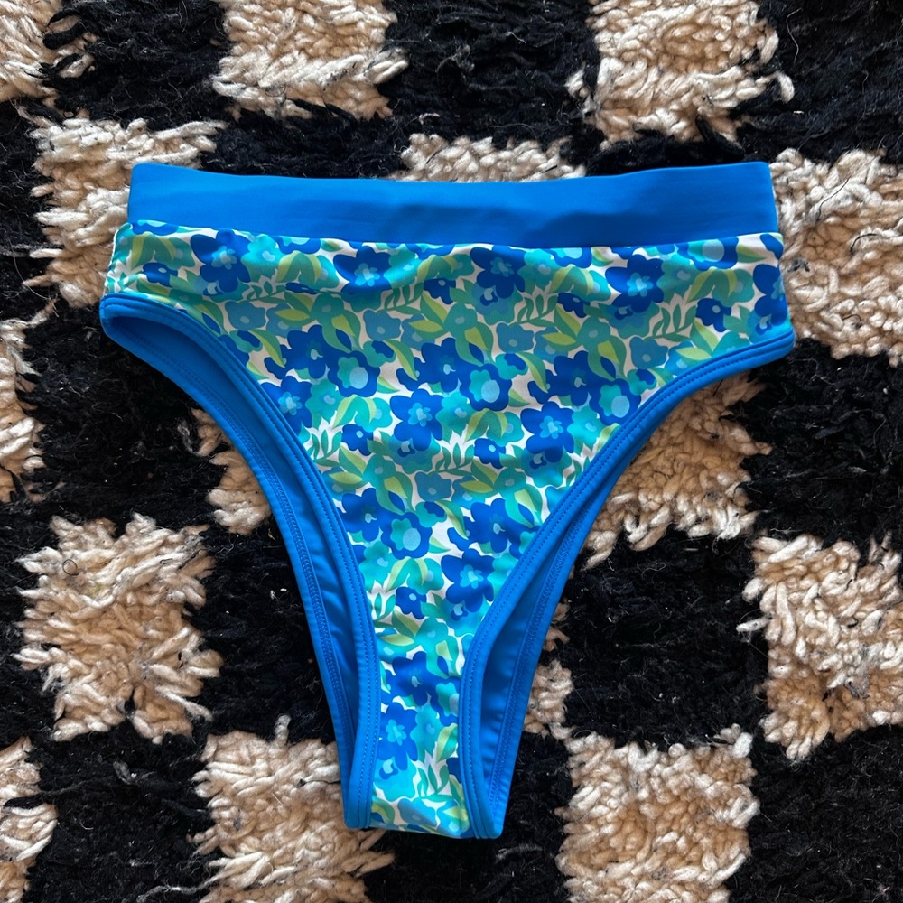 93 Play Street CHLOE Blueberry Pie High Rise Bikini Bottom